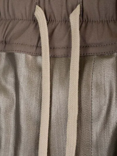 Rick Owens Mastodon Jeans Silver In Neutral