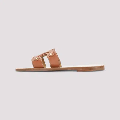 Celine Mules Brown