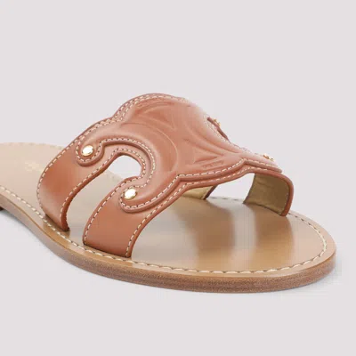 Celine Mules Brown