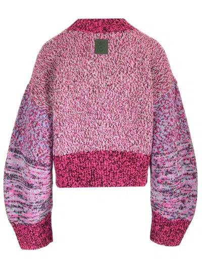 Loewe Multi-thread Mouliné Wool Sweater Knitwear White