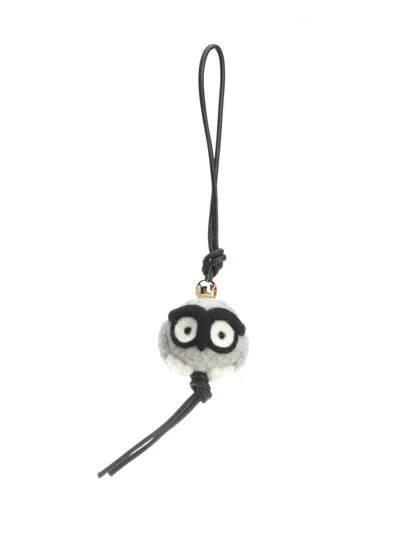 Loewe Owl Charm Small Leather Goods Multicolor