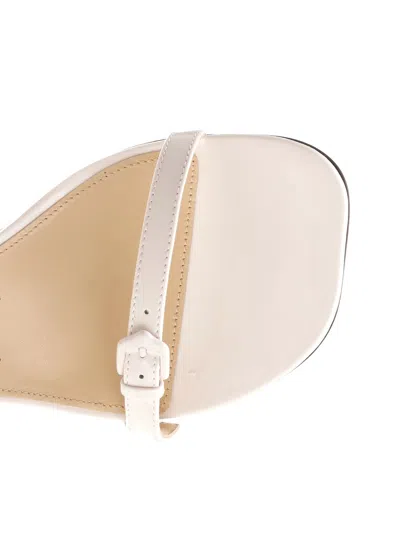 Loewe Petal Brush Leather Sandals