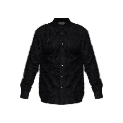 Alexander Mcqueen Polyester Shirts In Black