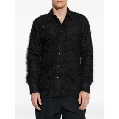 Alexander Mcqueen Polyester Shirts In Black