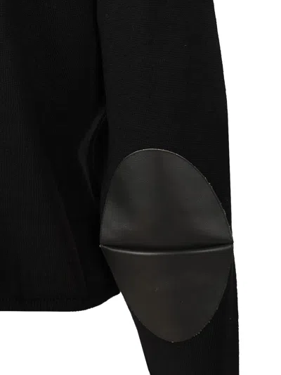 Mm6 Maison Margiela Virgin Wool-blend Sweater In Black