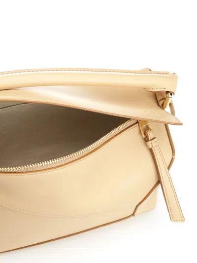 Loewe Puzzle Edge Handbags Beige