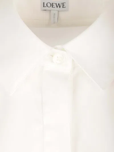 Loewe Puzzle Fold Shirts White In White