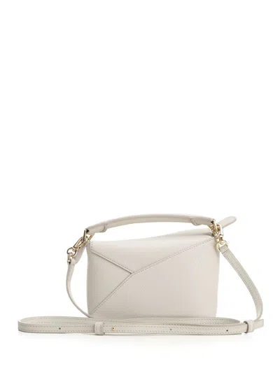 Loewe Puzzle Handbags White