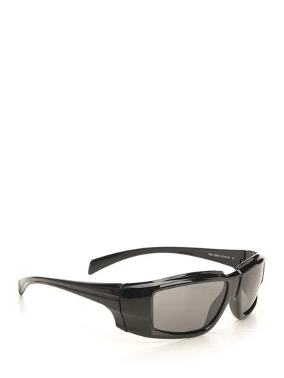 Rick Owens Rectangular Sun Glasses Black