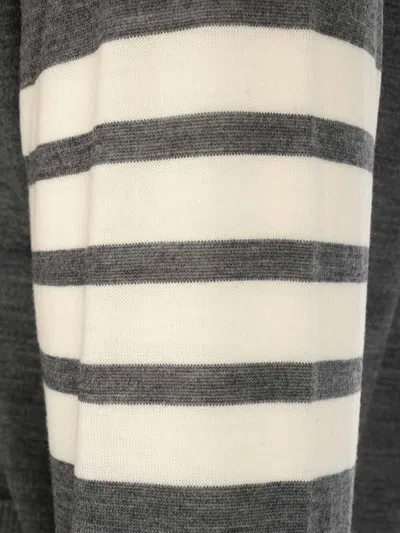 Thom Browne Cardigan With Inlay 4bar