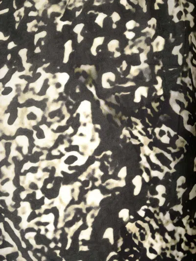Rick Owens Shorts With Japanese Print Trousers Black In Black