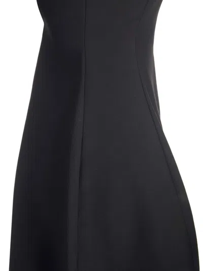 Loewe Strappy Dress In Silk And Wool