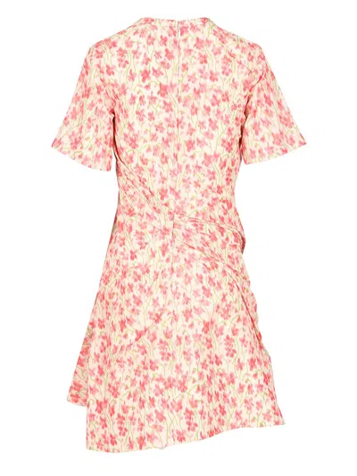 Loewe Silk Blend Taffeta Dress Dresses Rose In Pink