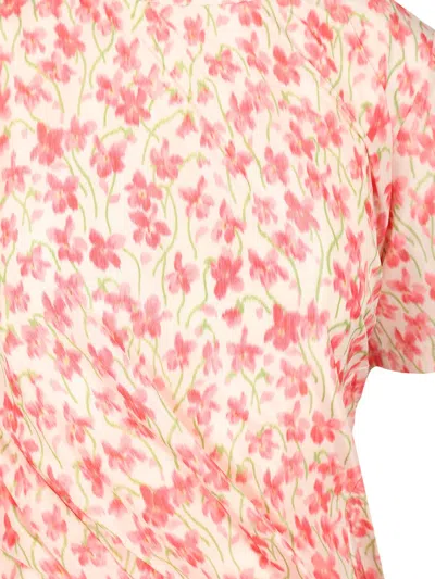 Loewe Silk Blend Taffeta Dress Dresses Rose In Pink