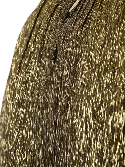 Chloé Silk Crepon Mini Dress Dresses Gold In Gold