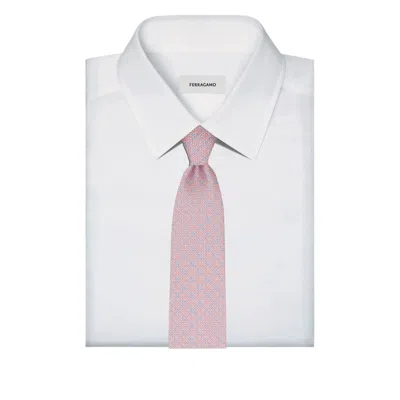 Ferragamo Geometric-pattern Silk Tie