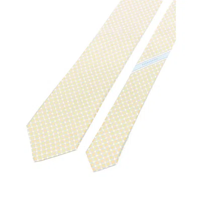 Ferragamo Geometric-pattern Silk Tie
