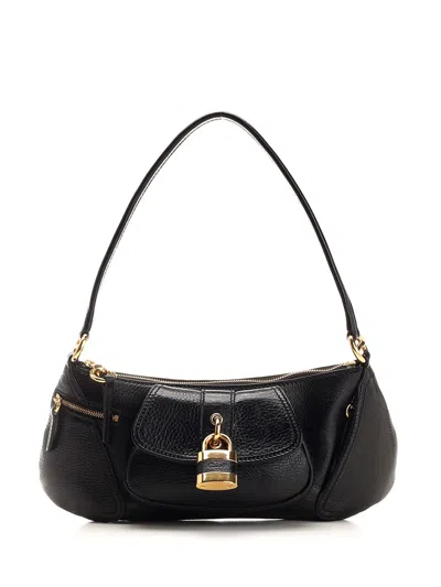 Chloé The 99 Shoulder Bag In Shiny Grained Calfskin