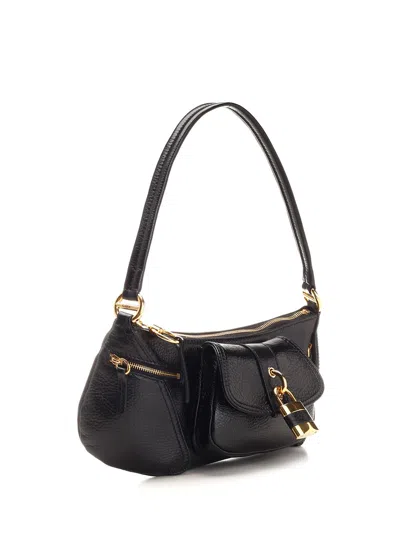 Chloé The 99 Shoulder Bag In Shiny Grained Calfskin