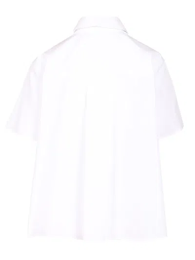 Loewe Trapeze Shirt T-shirt White In White