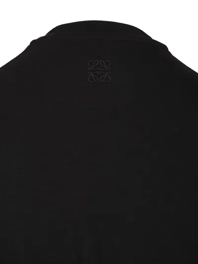 Loewe Draped Short-sleeve T-shirt In Black