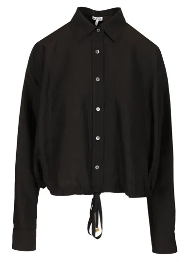 Loewe Viscose Shirt Shirts Black