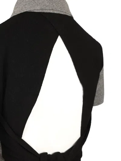 Loewe Wool And Cashmere Polo Shirt Grey In Gray