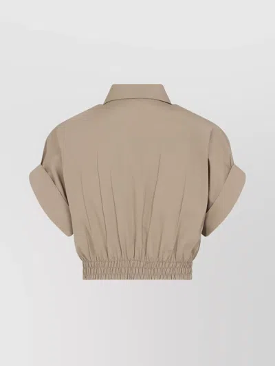 Miu Miu Button-down Collar Cotton Shirt