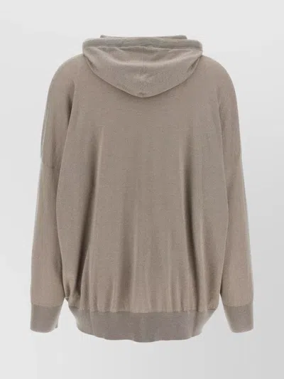 Brunello Cucinelli Wool And Silk Blend Hoodie
