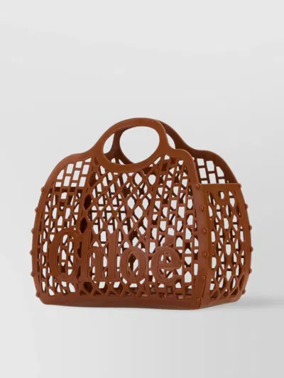 Chloé Cut-out Design Top Handles Shoulder Bag