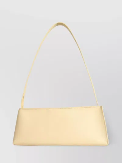 Marni Borsa A Spalla Museo Baguette In Pelle Crema