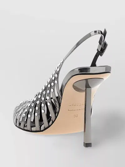 Le Silla Slingback Studded Embellishments Open Sides