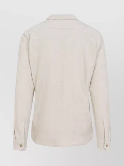 Rick Owens Work Shirt With Buttoned Cuffs And Chest Pockets In Multi