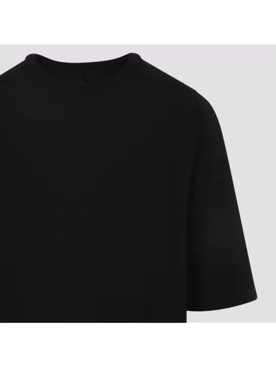Rick Owens Relaxed Fit Oversized T-shirt With Classic Crew Neckline In Black