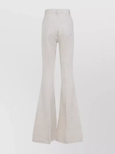 Rick Owens Bootcut Pants Flared Leg Design