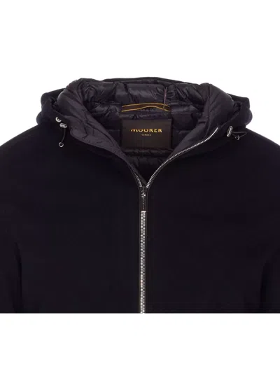 Moorer Long Sleeve Casual Jacket In Black