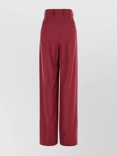 Stella Mccartney Wool Trousers With Belt Loops And Back Pocket