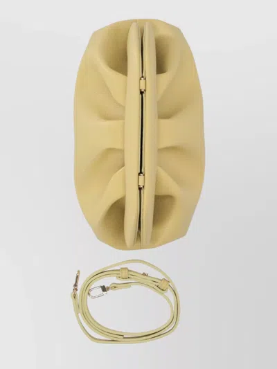 Themoirè Pleated Structure Clutch Bag