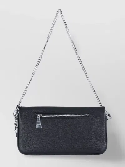 Zadig & Voltaire Chain Strap Textured Finish Shoulder Bag