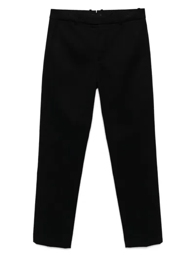 James Perse Cashmere Touch Twill Trousers In Black