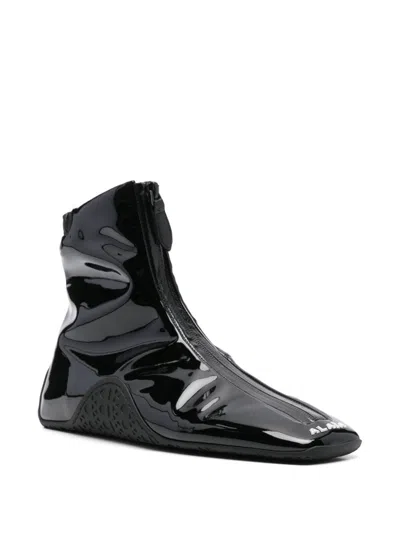 Alaïa Women La Sneaker In Stretch Patent Fabric