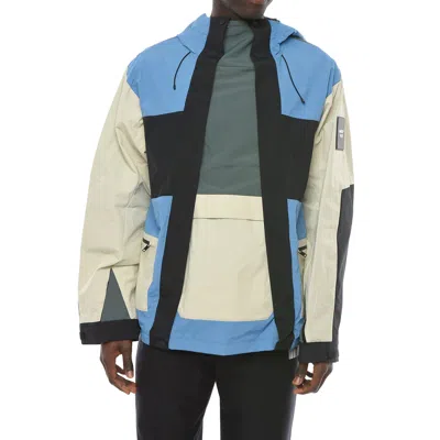 Ambush Colour-block Hooded Jacket In Blue