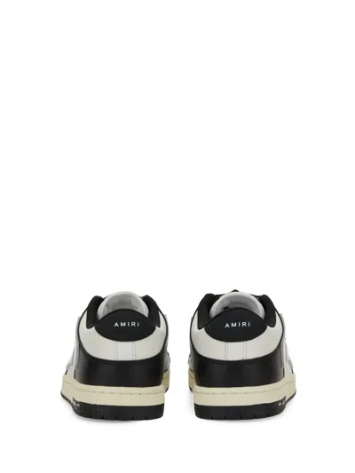 Amiri Multicolor Leather And Fabric Bandana Denim Skel Sneakers
