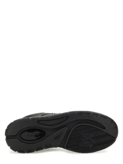 Amiri Black Sneakers With Logo Patch On The Side And Logo Lettering On The Rear In Leather Man