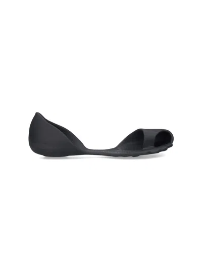 Balenciaga Men Black Eva Zero Sneaker Sandals In Black