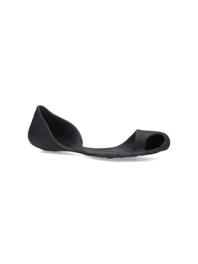 Balenciaga Men Black Eva Zero Sneaker Sandals In Black