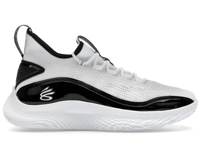Pre-owned Under Armour Men's  Curry Flow 8 Nm Sneakers In White/black