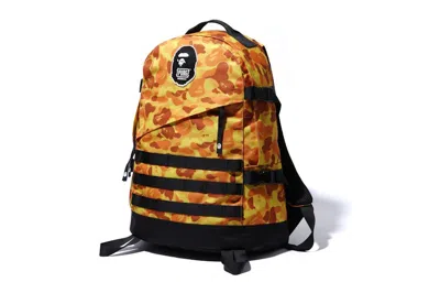 Pre-owned Bape X Pubg Backpack In Orange