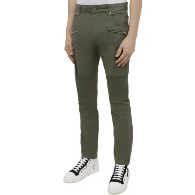 Balmain Cargo Pants Men In Green