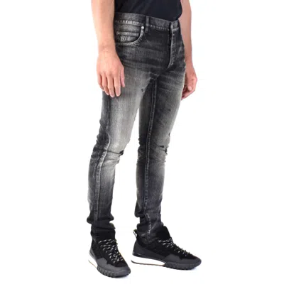 Balmain Distressed Jeans Men In Black